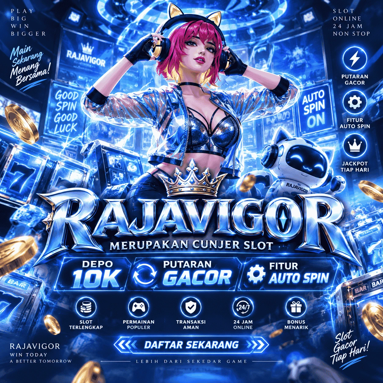 RAJAVIGOR Slot Depo 10K Front Black 